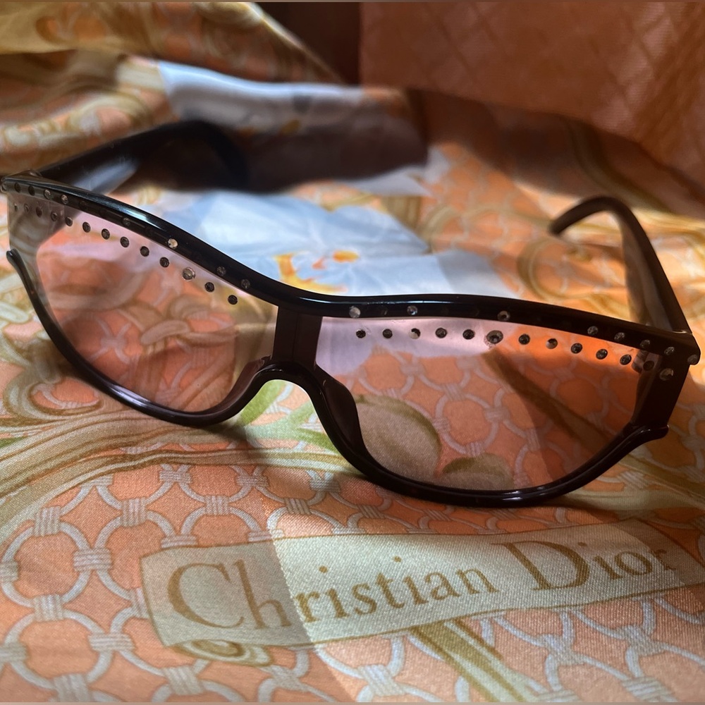 DIOR AMBER TORTOISE SUNGLASSES 2438 80 MADE IN GERMANY OPTYL VINTAGE LATE 1980’S